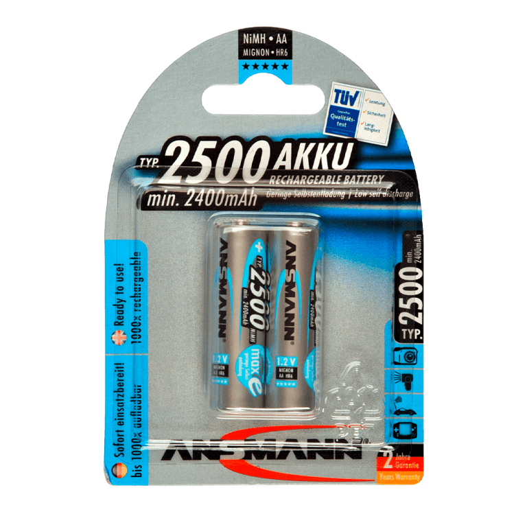 Battery Set small 2xAA / Rechargeable